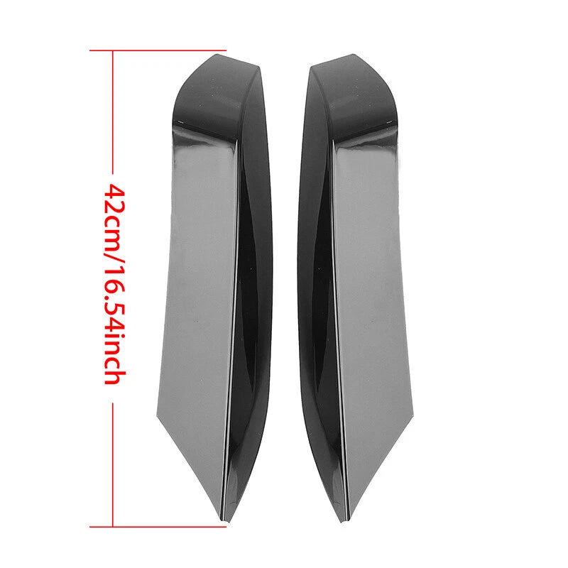 Front & Rear Bumper Splitter Lip Spoiler Black for BMW F80 M3 F82 F83 M4 (14-20)