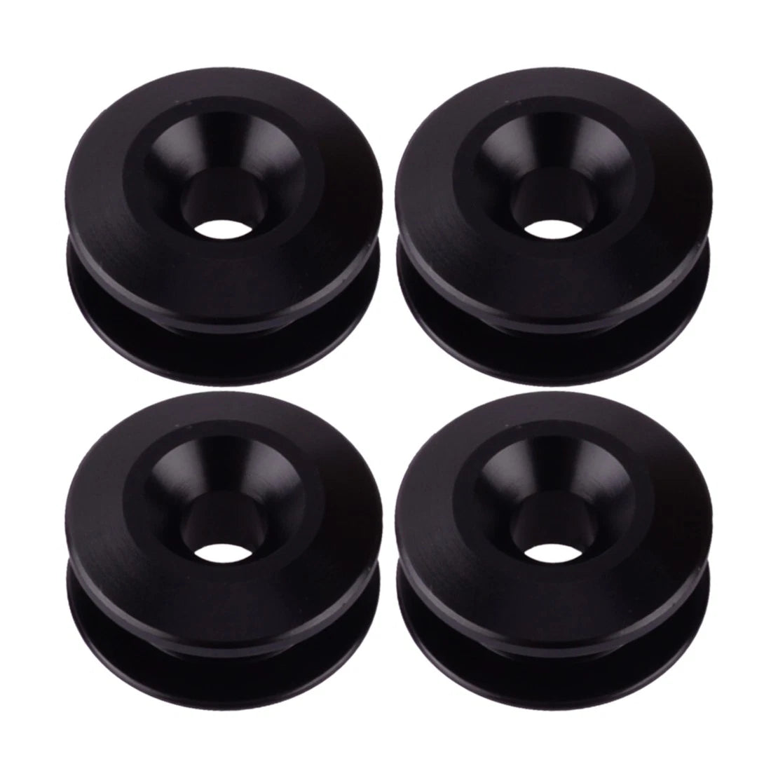 8x Black JDM Aluminum Quick Release Bumper Fender Fasteners for Car