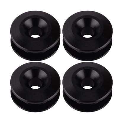 8x Black JDM Aluminum Quick Release Bumper Fender Fasteners for Car