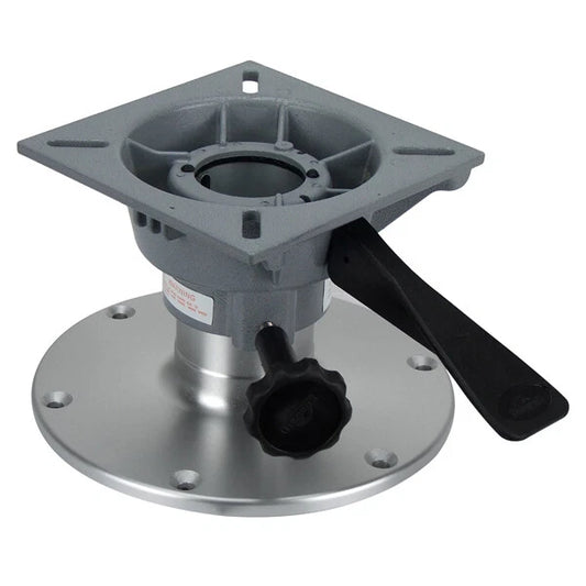 Boat Seat Pedestal Low Profile Regatta 150mm Camlock Swivel Heavy Duty