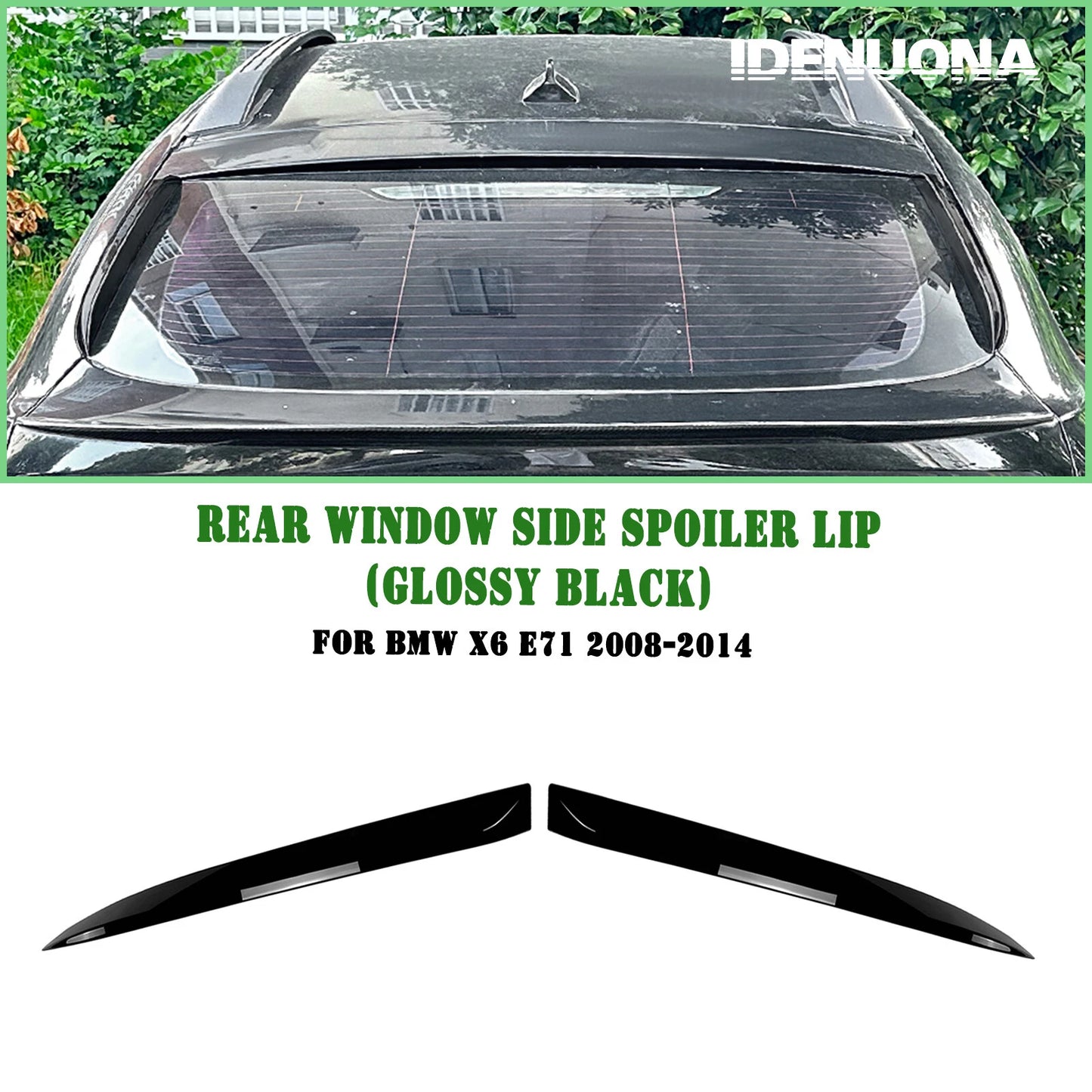 Rear Window Spoiler Lip for BMW X6 E71 (2008-2014)
