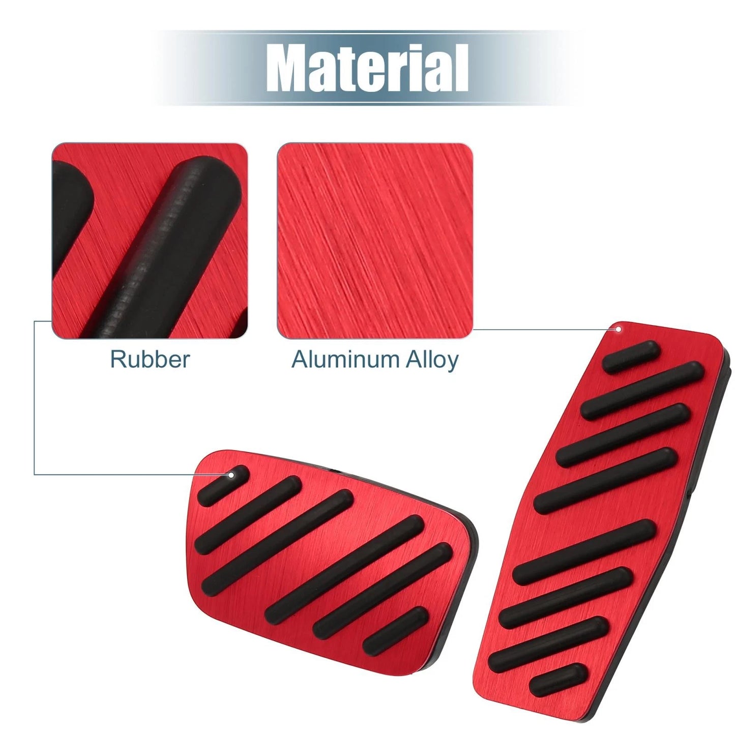 Gas Brake Foot Pedal Cover Kit for Chevrolet Impala (2015 - 2020)