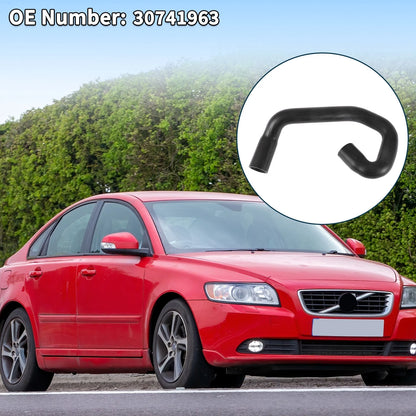 Radiator Hose Sewer Pipe for Volvo S40 (2005-2012) Rubber Black 1 Pcs