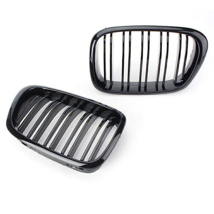 Black Front Upper Bumper Mesh Grille for BMW 5 Series E39 (1995-2004)