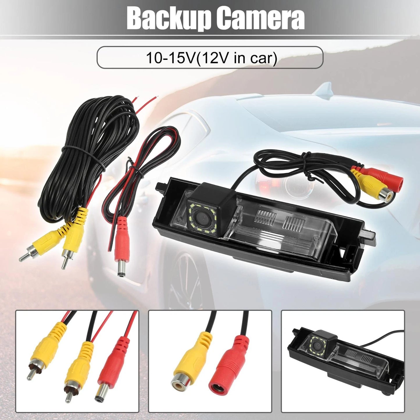 HD Backup Camera LED 170° Wide Angle for Toyota RAV4 (2013-2023)