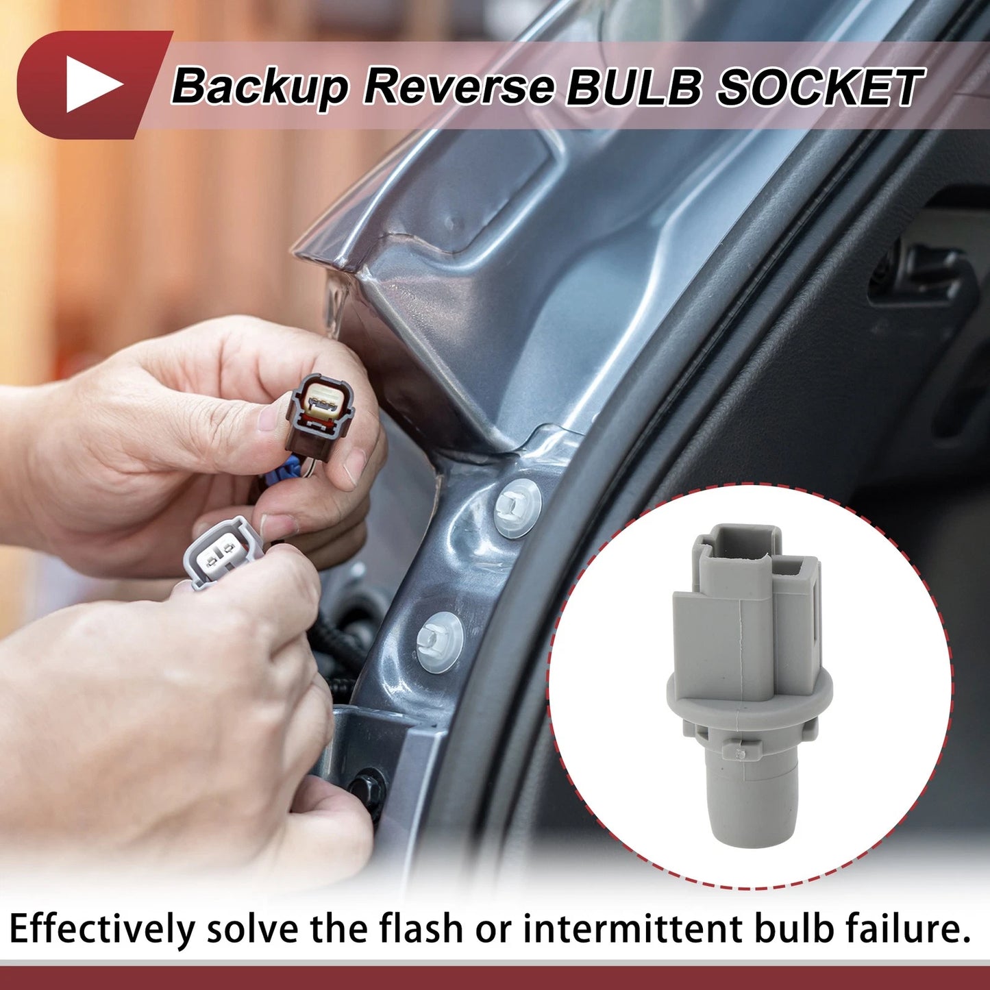 Backup Reverse Light Socket for Toyota Highlander (2006-2013)