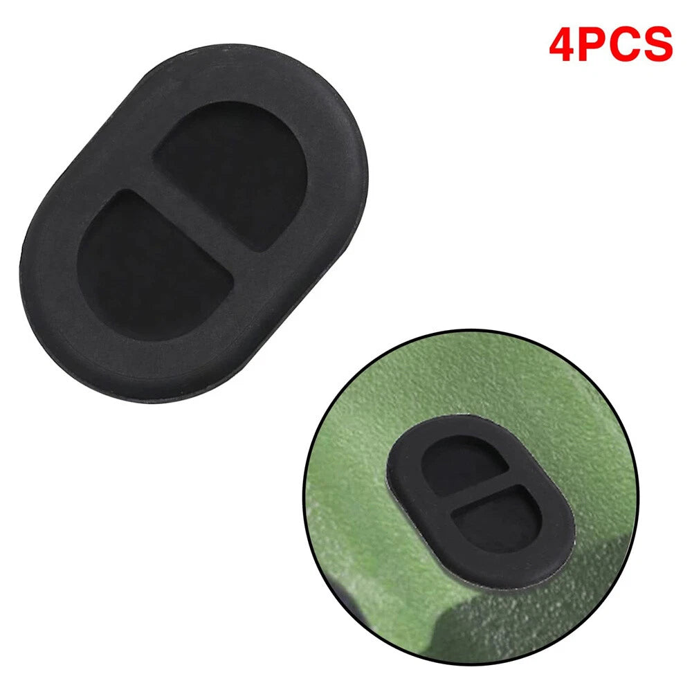 4 x Rubber Floor Pan Drain Plugs for Jeep Wrangler Gladiator (2018-2023)
