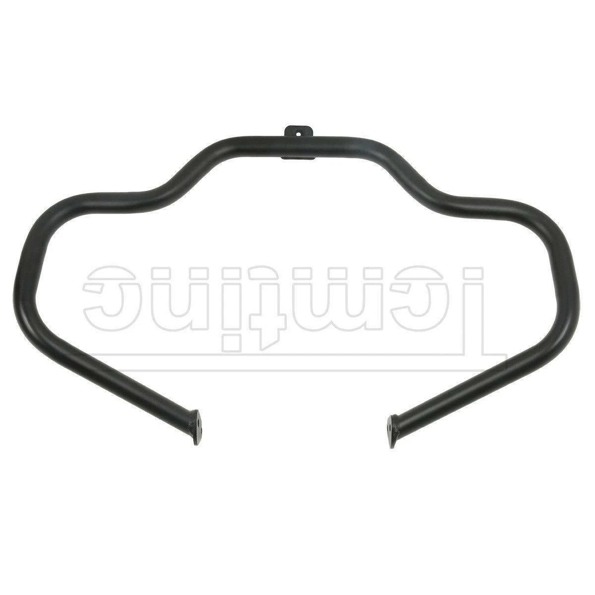 1 1/4'' Chrome/Black Engine Highway Guard Crash Bar for Harley Touring (97-08)