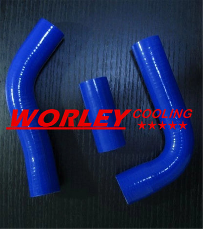 44mm Aluminum Radiator & Blue Hoses for Toyota Hilux LN106 LN111 (1988-1997)