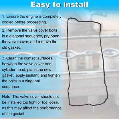 Nitrile Rubber Valve Cover Gasket for Toyota Corolla (2005-2006)