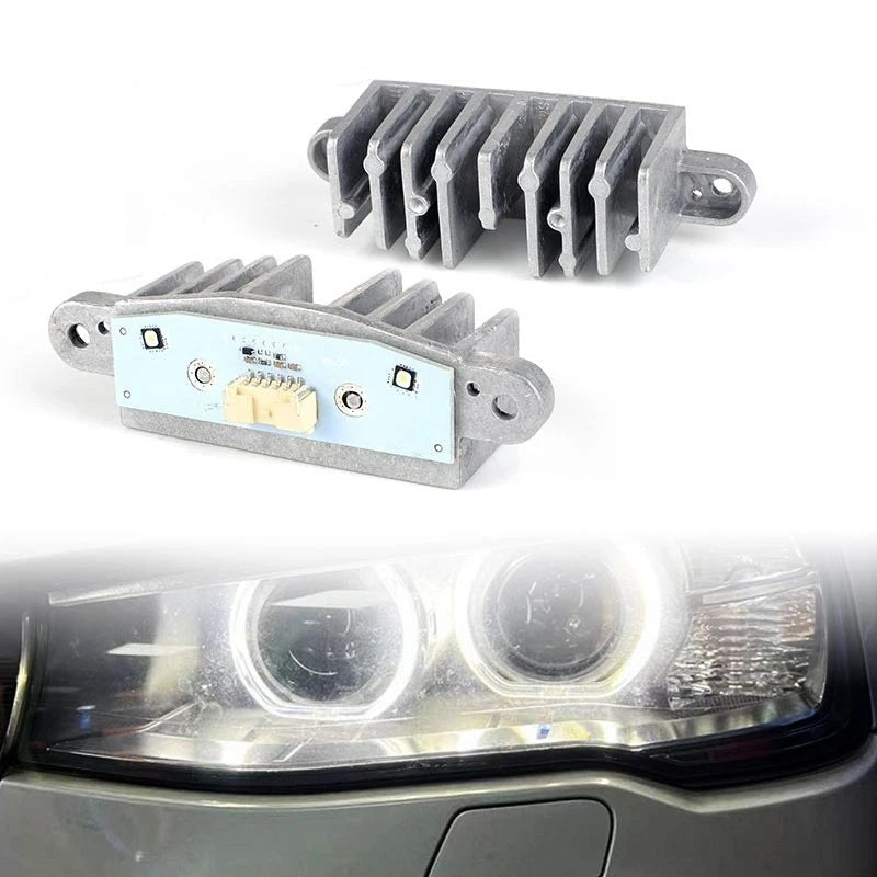 4X LED Headlight DRL Angel Eye Module Ballast for BMW X3 (2009–2018)