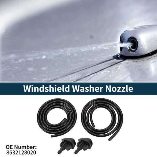Windshield Washer Nozzle With Fluid Hose 1Set for Toyota