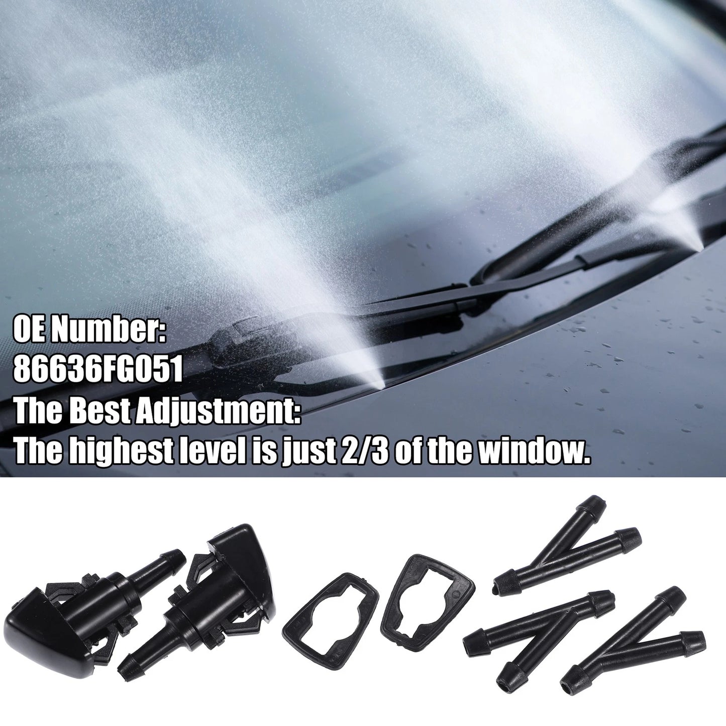 Windshield Washer Nozzle Spray for Subaru Impreza (2008-2011)
