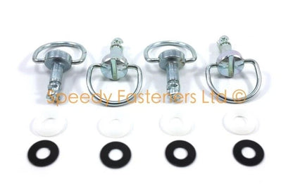 4x Original Dzus D-Clip Ring Panex Fastener 17mm for Yamaha R1 R6