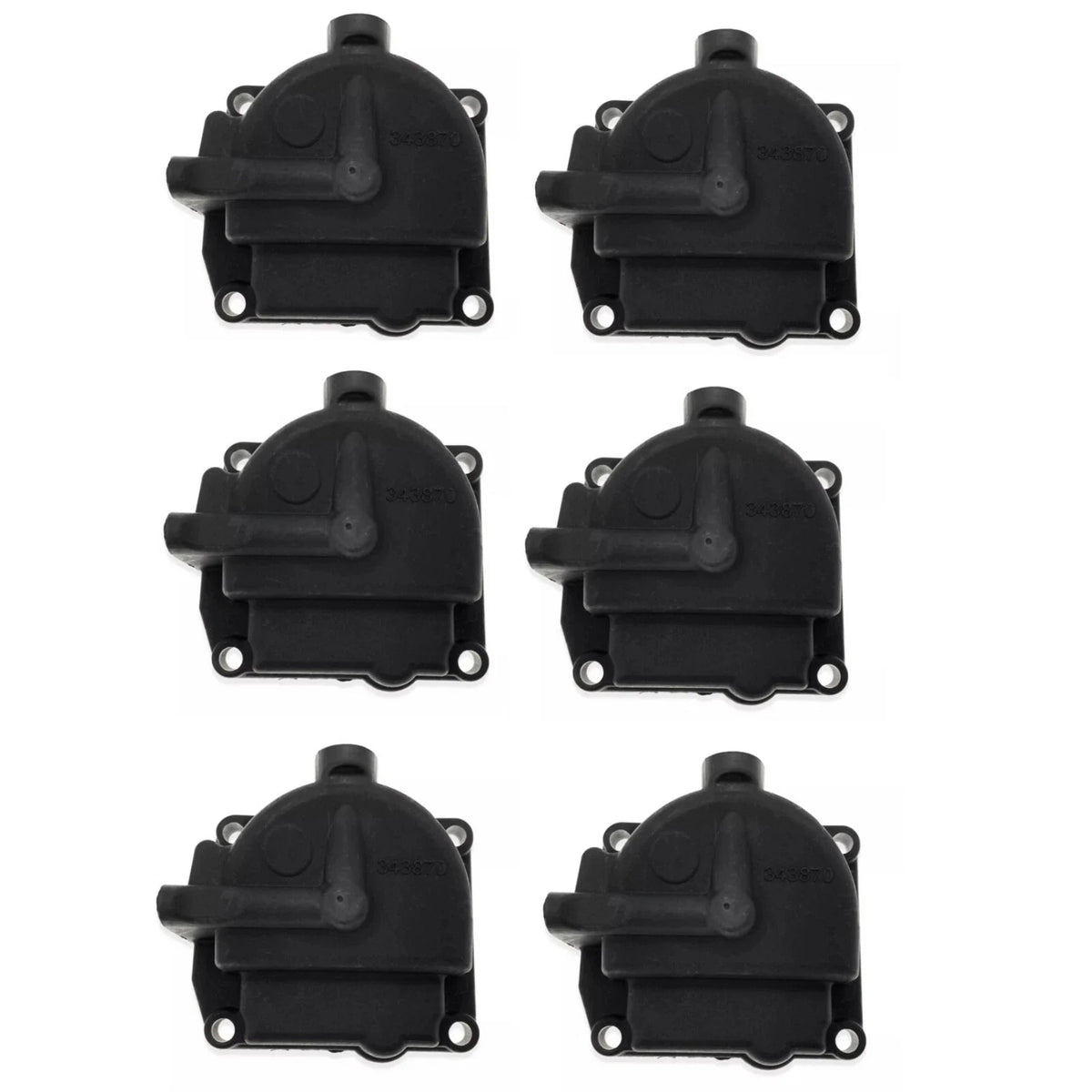 6 Chamber Assembly Carb Bowl, Float for Johnson/Evinrude/OMC Repl