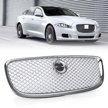 Honeycombe Front Mesh Bumper Grille Trim for Jaguar XJ (2010-2015)