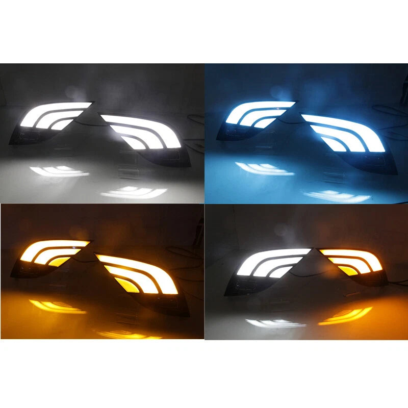 LED DRL Turn Signal Lamp Fog Light Wiring Kit For Camry SE XSE 2018-2020