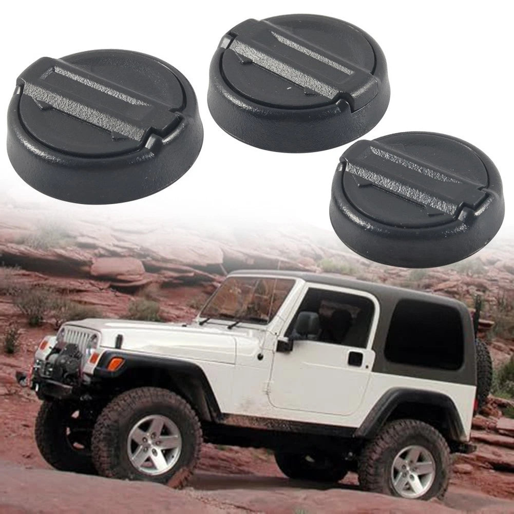 Abrasion Proof Silicone Backed Magnetic Keyhole Covers for Jeeps (2018–2024)