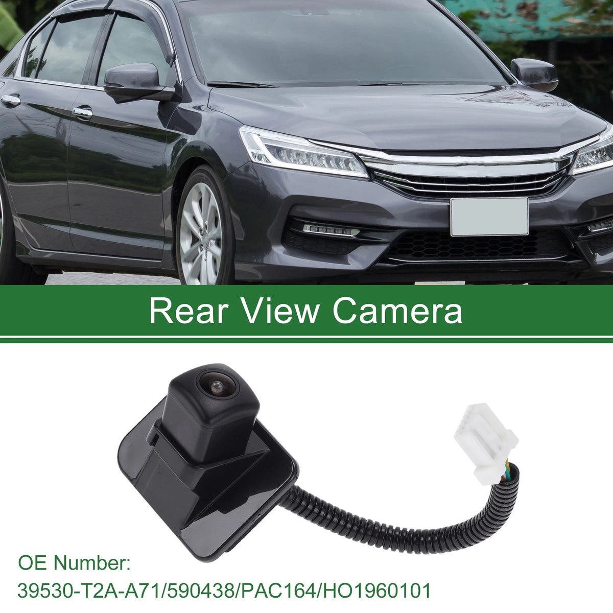 Rear View Camera 120-180 Degree for Honda Accord Sedan (2013-2017)