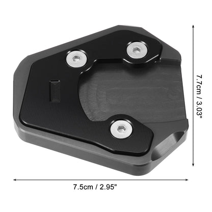 Kickstand Plate Pad Black Gray for Suzuki gsxs 750 (2017–2022)