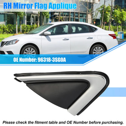 Passenger Side Mirror Applique for Nissan Sentra (2013-2019)