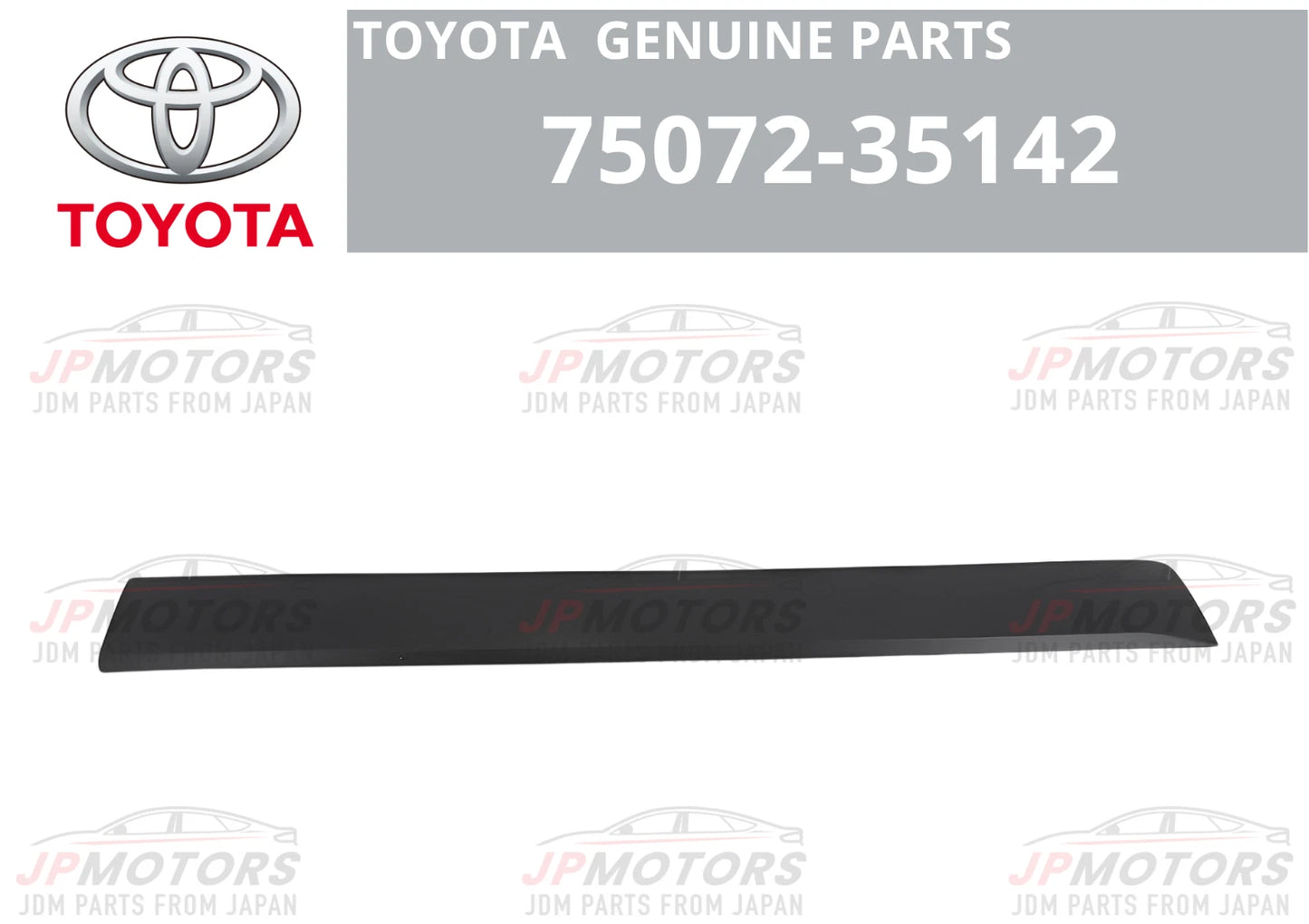 Front Door Outside Moulding Sub-Assy LH for TOYOTA FJ CRUISER (2007–2014)