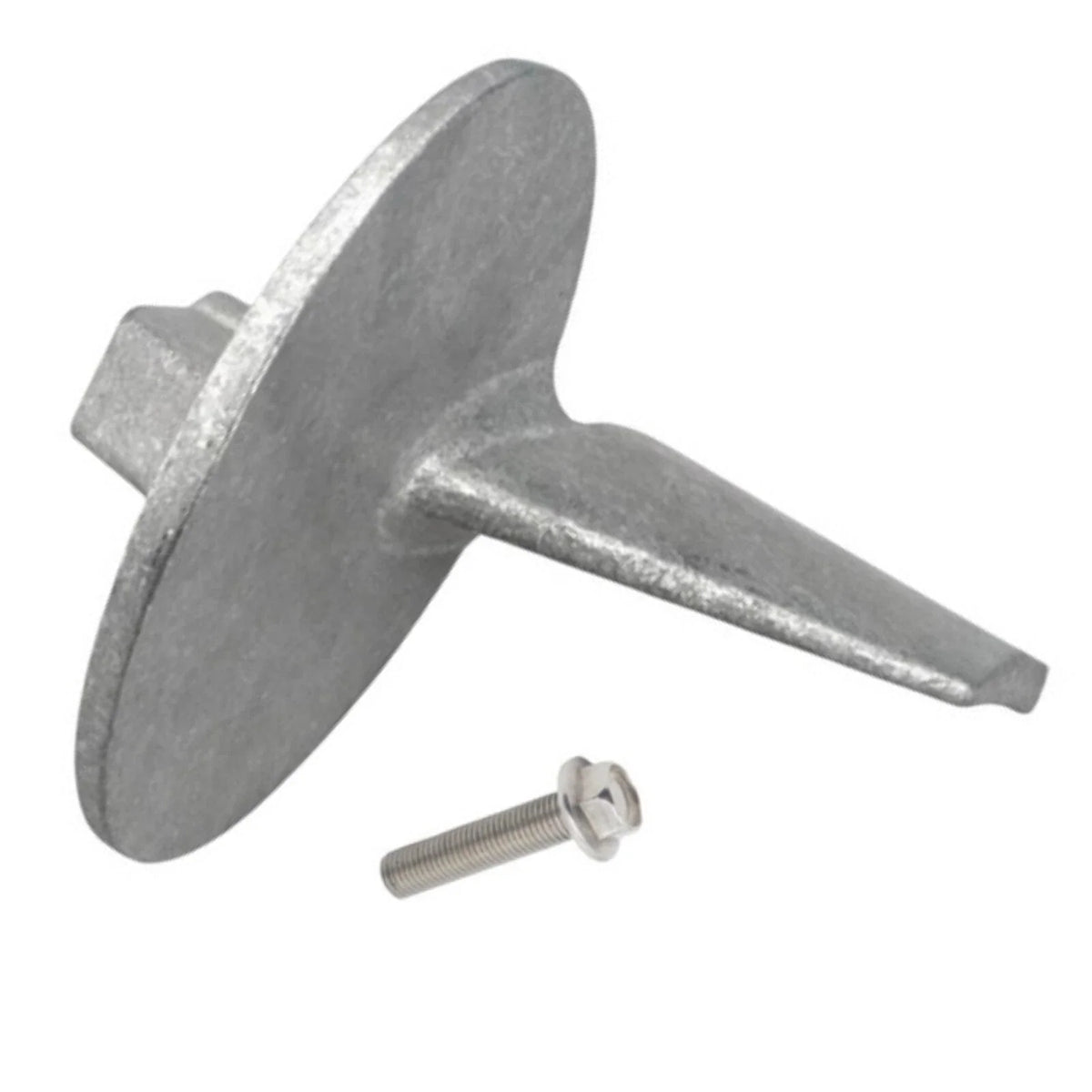 Zinc Trim Tab Anode & Bolt for MerCruiser Mercury 79-90 HP (1982-1990)