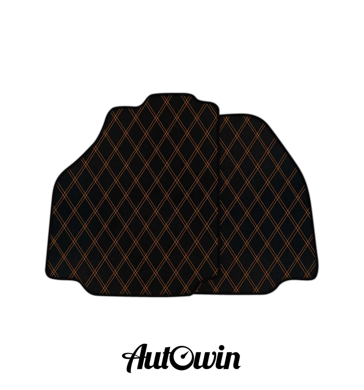 Customizable Double Diamond Pattern Car Mats for Ferrari 458 (2009-2015)