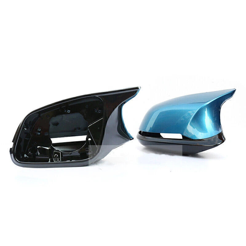 Mirror Cover Caps for BMW F20 F22 F30 X1 1234 Series Light Blue (2012-2020)