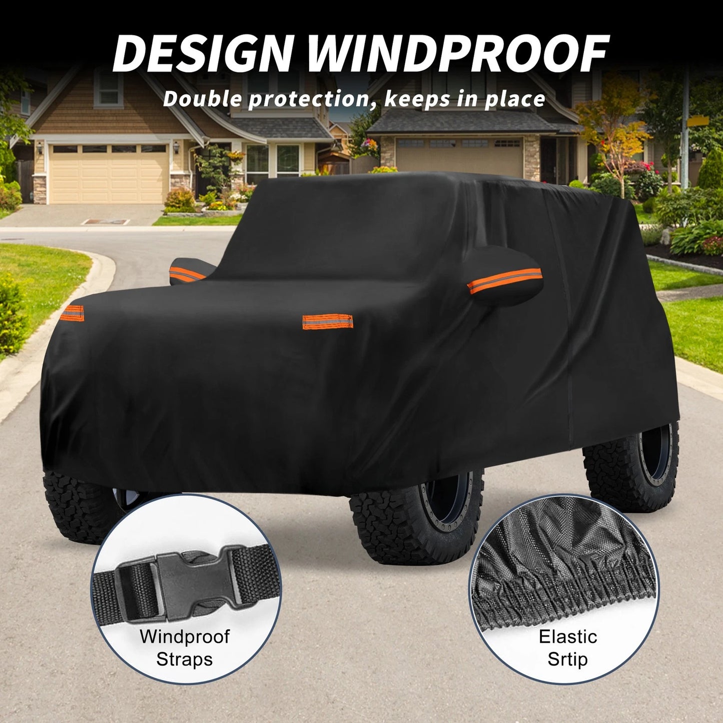 Waterproof Aluminum Film Car Cover for Ford Bronco Sport (2021-2023)