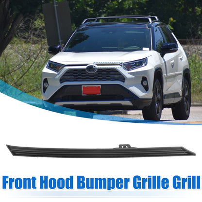 Front Hood Bumper Grille Black for Toyota RAV4 (2019–2022)