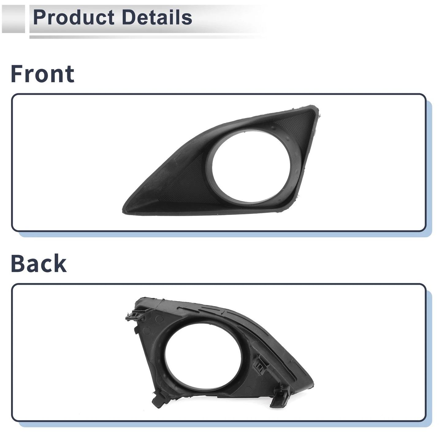 Front Left Fog Light Grill for Toyota Corolla (2007-2010)