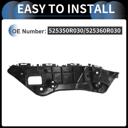 Front Bumper Retainer Bracket for Toyota RAV4 (2013-2018) - 1 Pair ABS