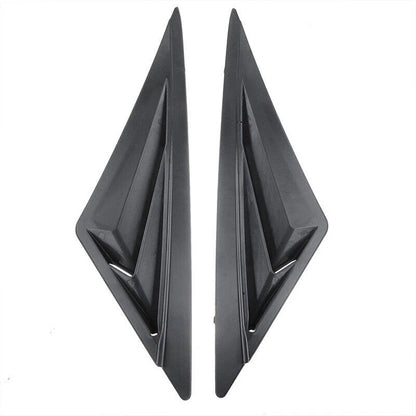 2 x Gloss Black Side Vent Window Louvers for Hyundai Elantra (2021-2024)