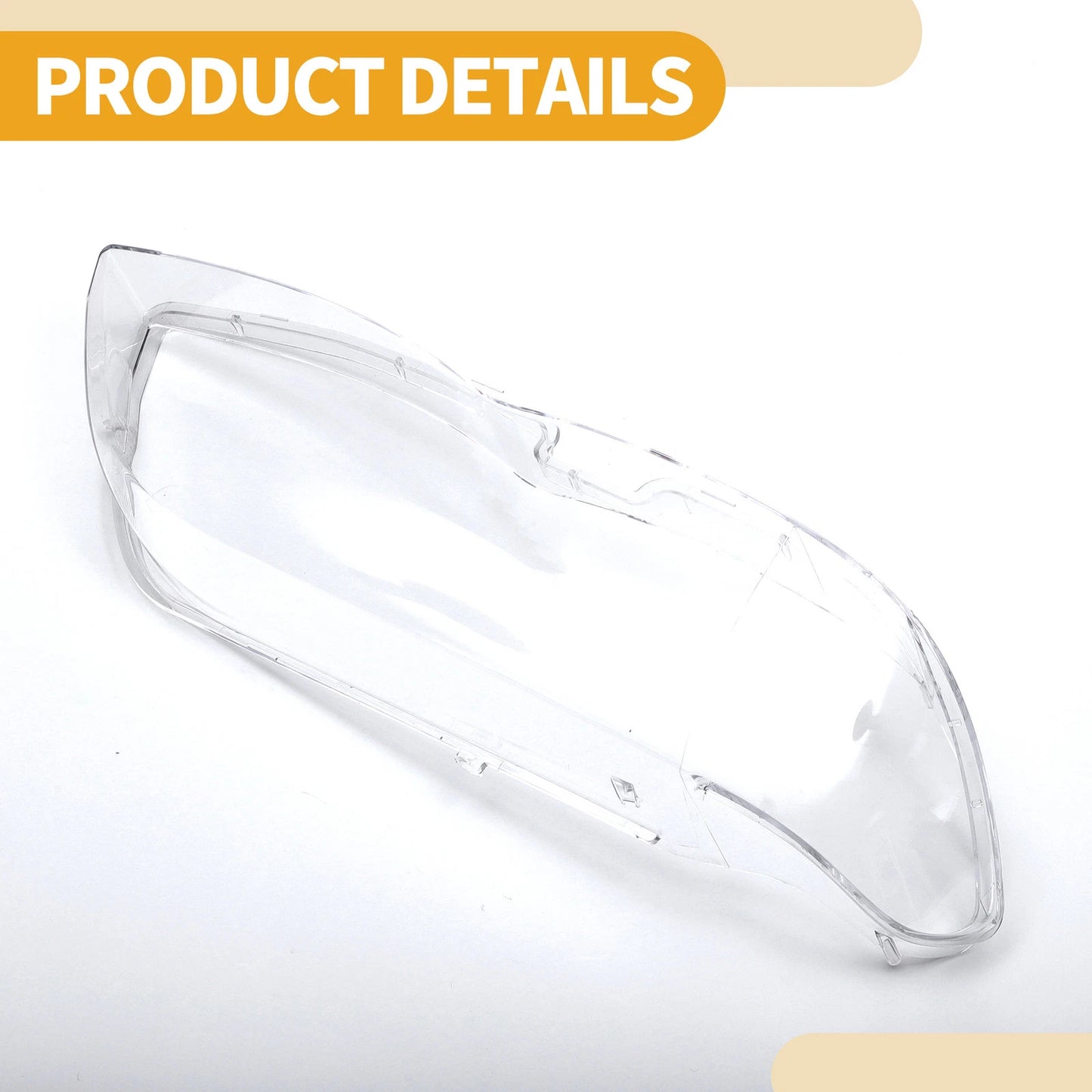 1 Pc Front Right Headlight Lens Cover for BMW X5 (2004-2006)