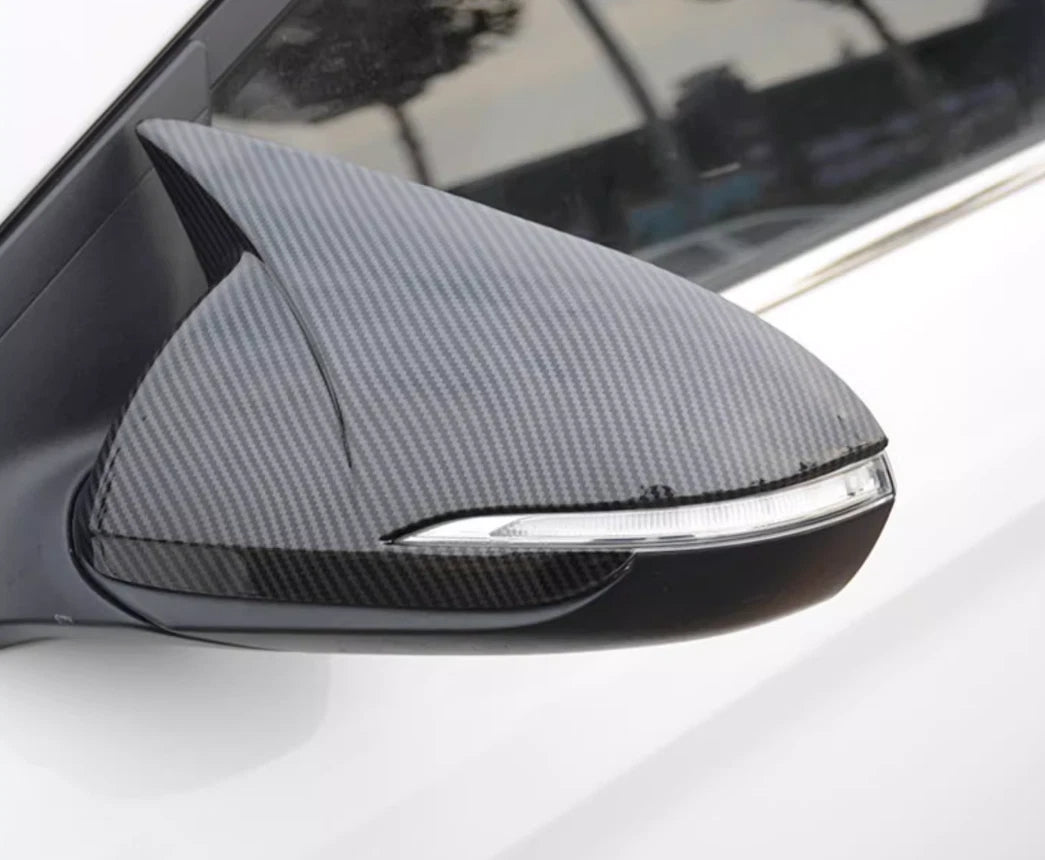 Ox Horn Rearview Mirror Lid Cover Trim for Hyundai Elantra (2017-2020)