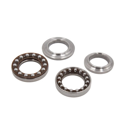 2 x Silver Tone Motorcycle Steering Stem Thrust Ball Roller Bearing for GN-125