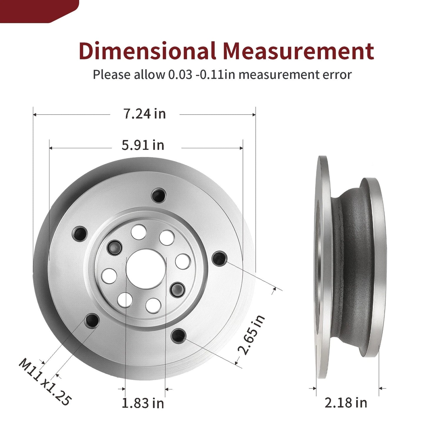 Brake Disc Rotor Hub for John Deere Gator TX
