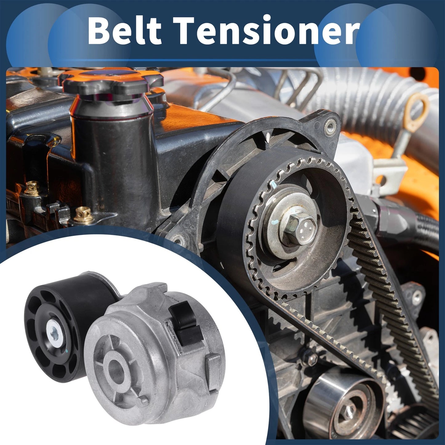Belt Tensioner for Ford F650 F750 (2004-2007) - Durable Metal 1 x Unit
