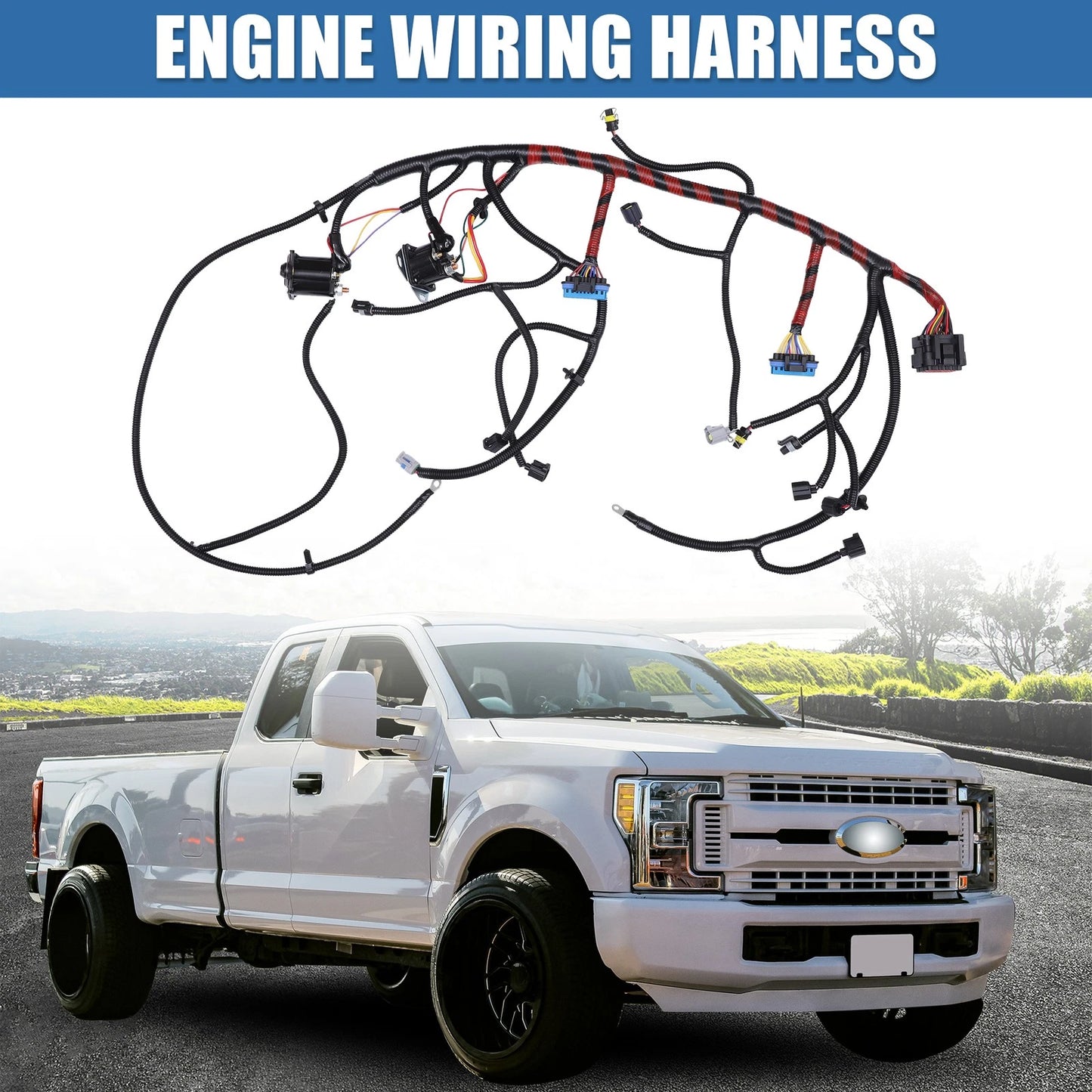 Engine Wiring Harness for Ford F250 F350 F450 F550 (1997-2004)