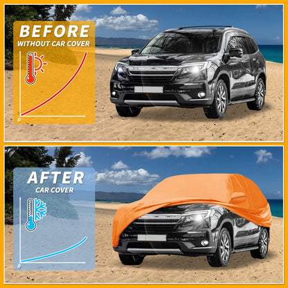 Waterproof All Weather Car Cover for Honda Pilot (2003-2023)