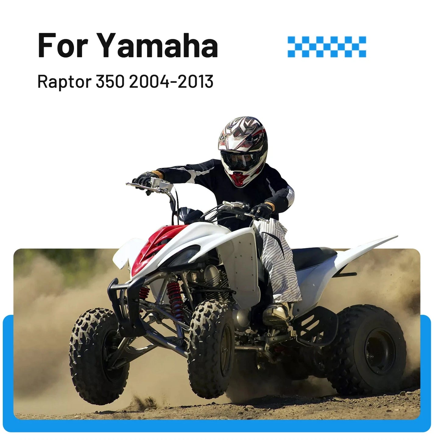 Air Filter Guide Box Cleaner Case with Lid for YAMAHA Raptor 350 (2004-2013)