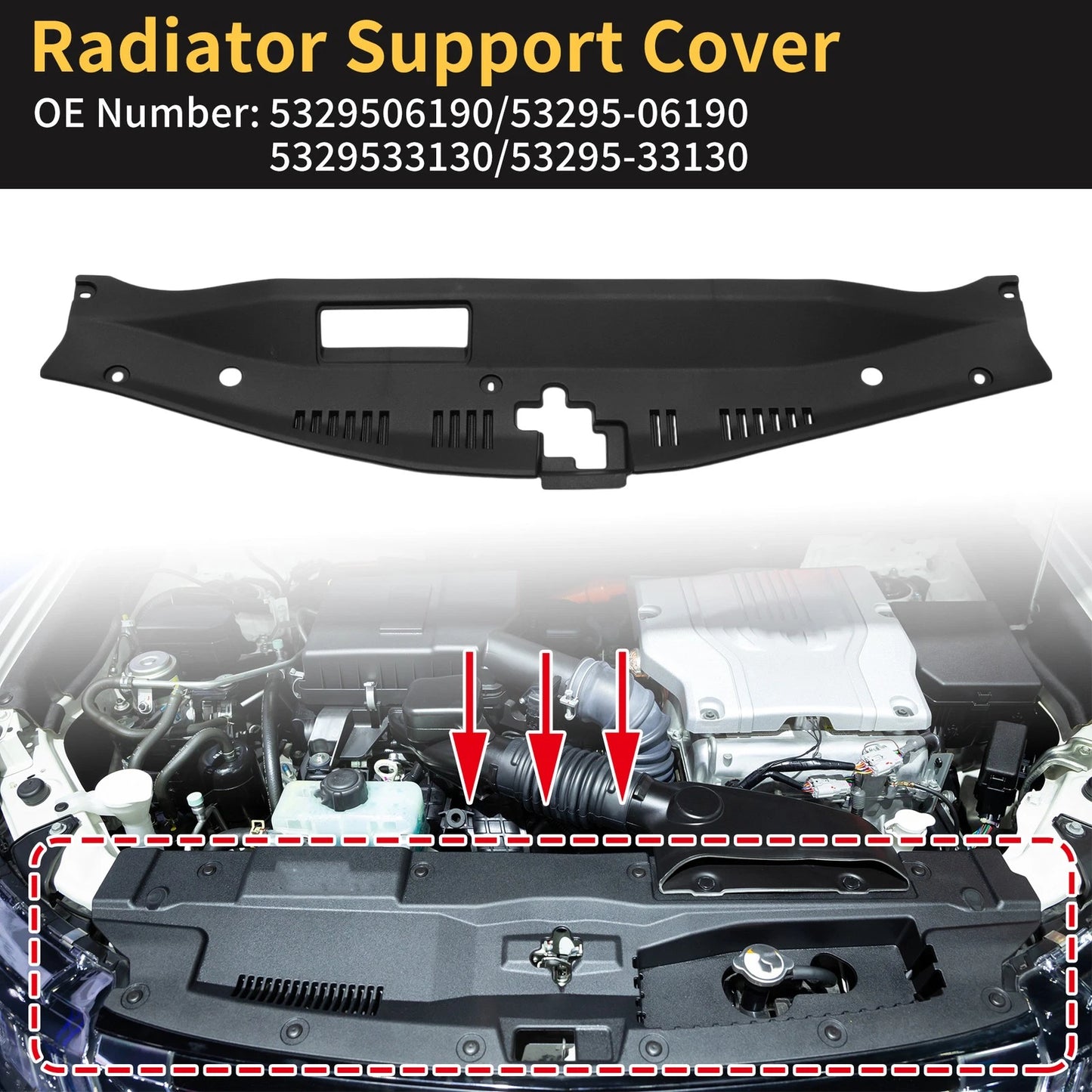 Radiator Support Cover for Toyota Camry (2018-2024)
