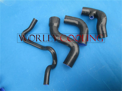 Turbo Hose Kit for Audi A4 1.8T B5 (1995-1997) - Black Silicone 2 x Hoses