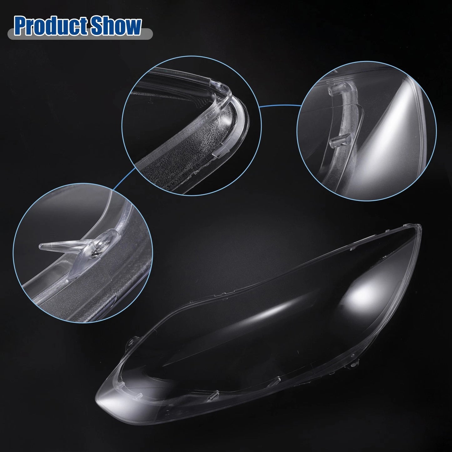 Headlight Clear Lens Shell Cover for Ford Focus (2012-2014)