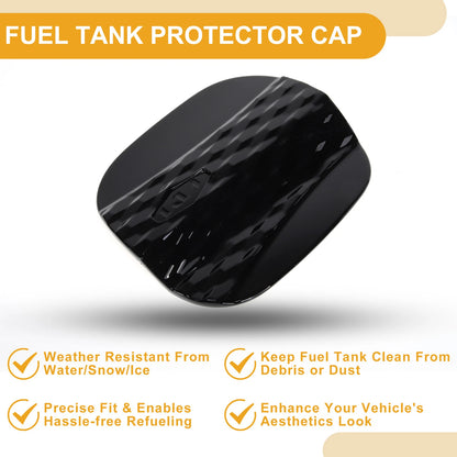 Fuel Tank Door Cap for Hyundai Sonata 2024-2025 Fuel Filler Flap Cover Black