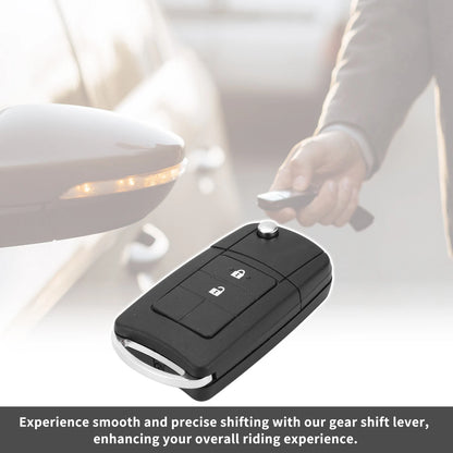 Button Key Fob Shell Case for Toyota RAV4 (2013-2015) Black