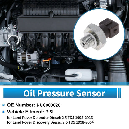 Engine Oil Pressure Sensor for Land Rover Defender Diesel 2.5L TD5 (1990-2006)