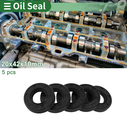 Oil Seal 20x42x10mm NBR Rubber Seal Ring Rotary Shaft for Make Model