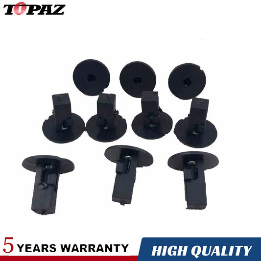10 x Screw Mounting Grommet Trim Clips for Toyota (Fits Wheelarch & Bumper)